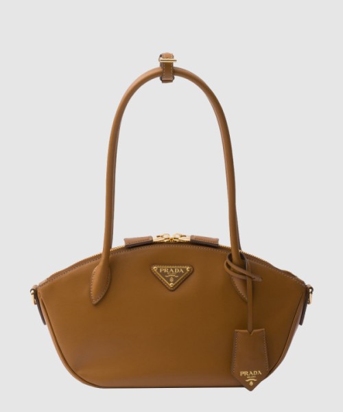 프라다 미듐 가죽 핸드백 1BA427