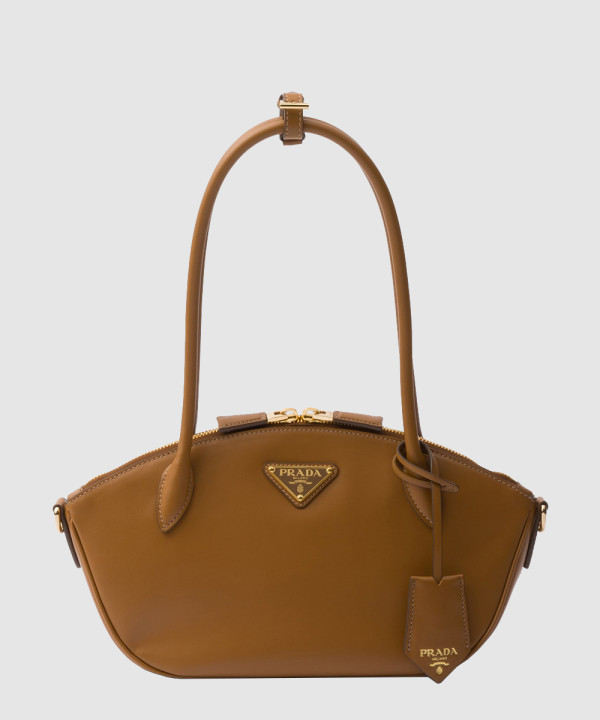 프라다 미듐 가죽 핸드백 1BA427