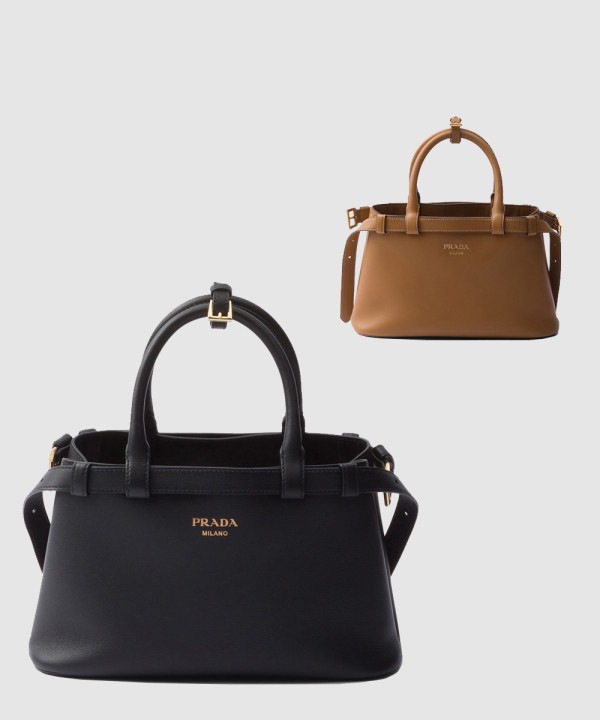 프라다 스몰 가죽 핸드백 1BA418
