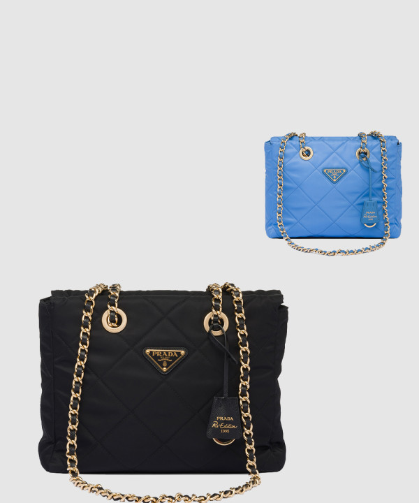 프라다 체인 리나일론 토트백 1BG468