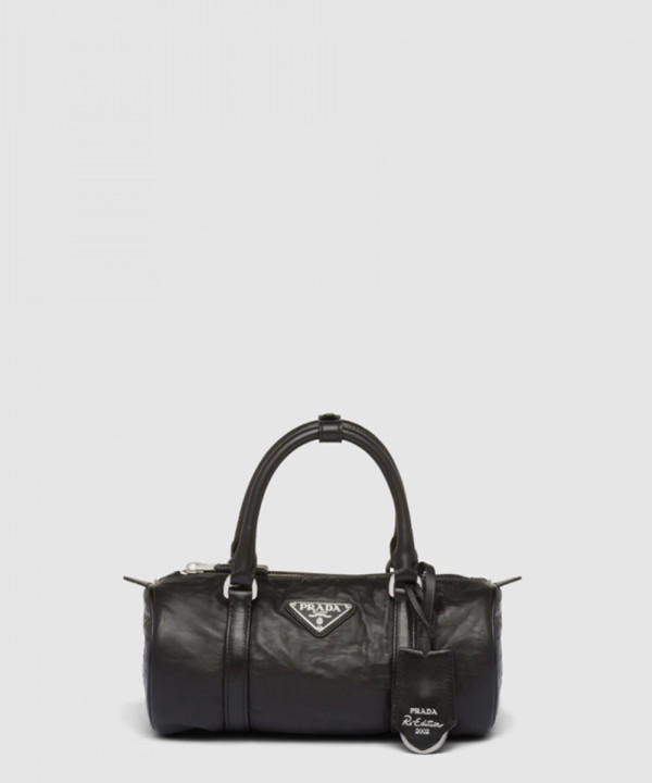 프라다 프레스드 나파 가죽 핸드백 1BA389