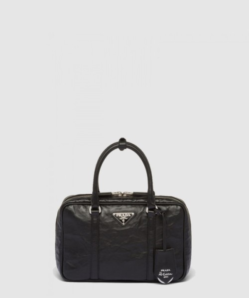 프라다 앤티크 나파 탑핸들백 미듐 1BB092