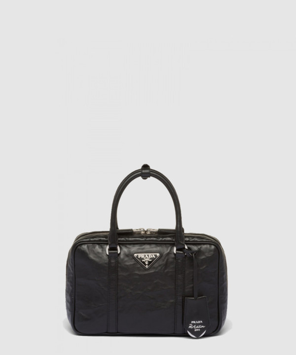 프라다 앤티크 나파 탑핸들백 미듐 1BB092