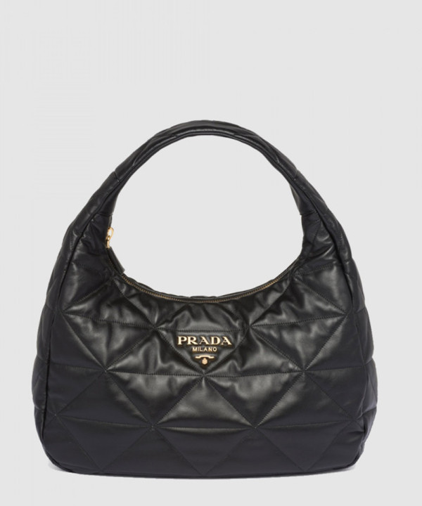 프라다 탑스티치 나파 호보백 라지 1BC183