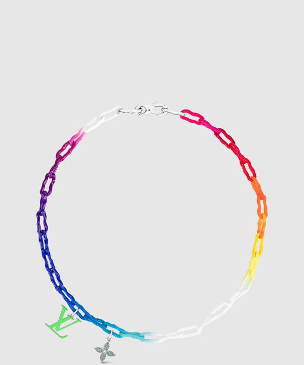 루이비통 레인보우 참 목걸이 M00275