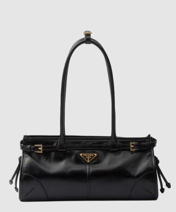 프라다 미디엄 가죽 핸드백 1BA426