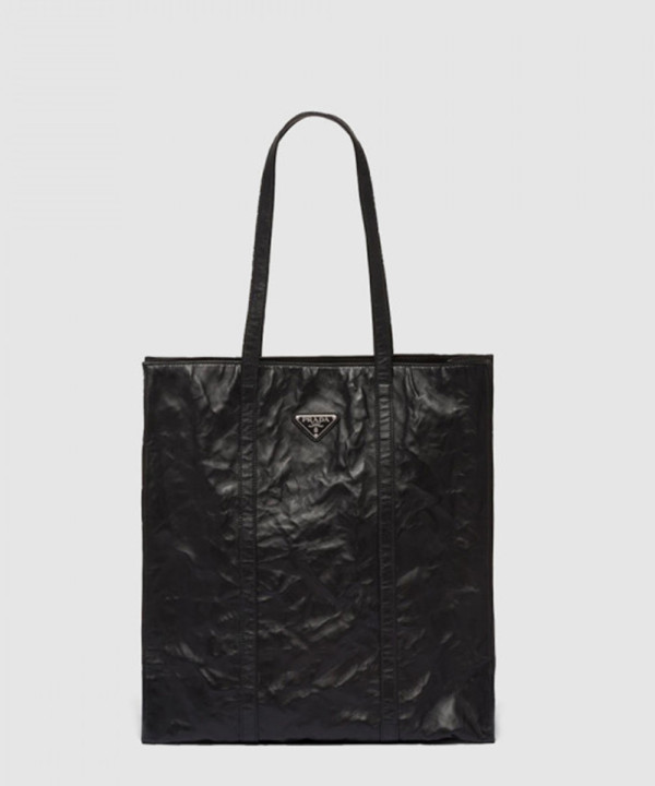 프라다 크링클 미듐 토트백 1BG587