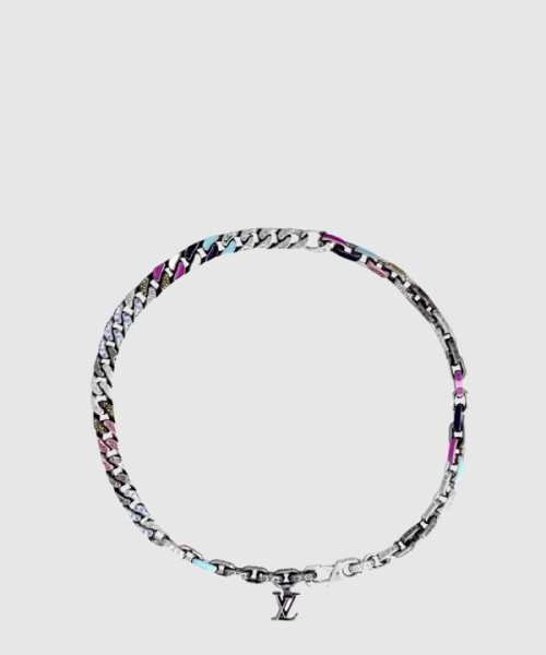 루이비통 모노그램 컬러스 체인 목걸이 M1062M