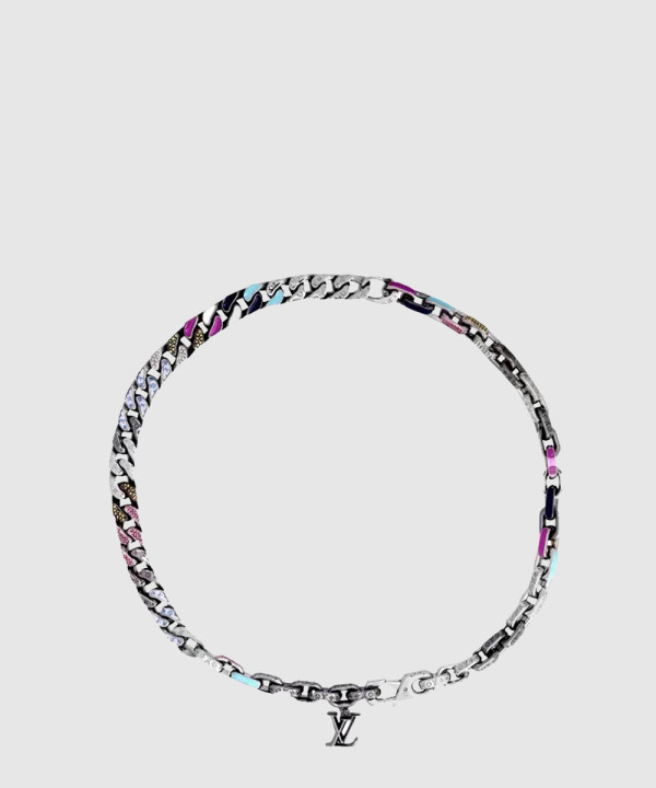 루이비통 모노그램 컬러스 체인 목걸이 M1062M