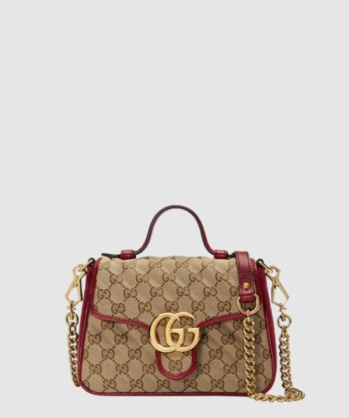 구찌 GG 마몽 미니 탑핸들백 583571