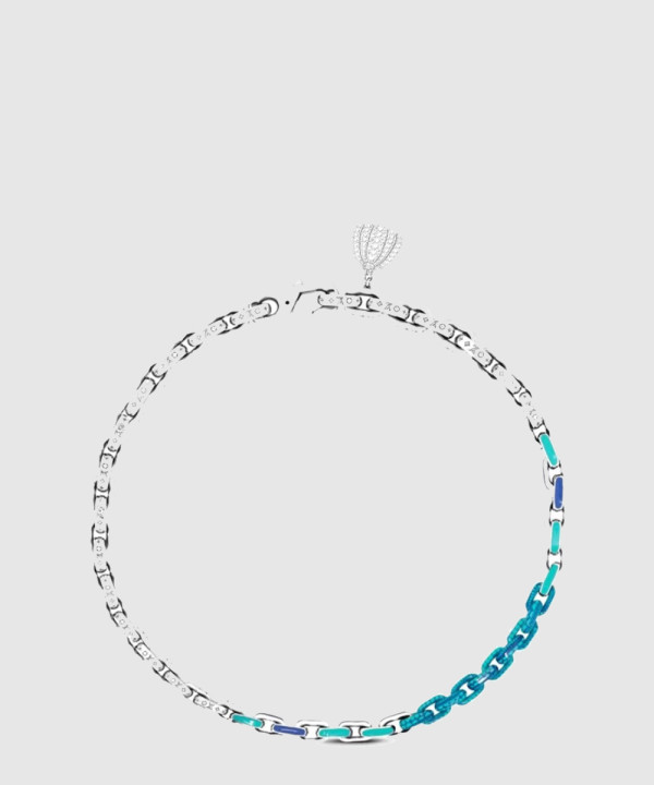 루이비통 모노그램 체인 목걸이 M01095