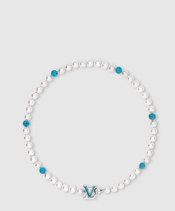 루이비통 터콰이즈 로데오 목걸이 M02058