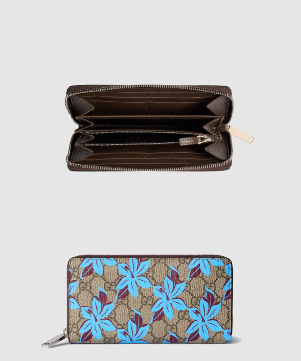 구찌 GG 프린트 집 어라운드 지갑 841150