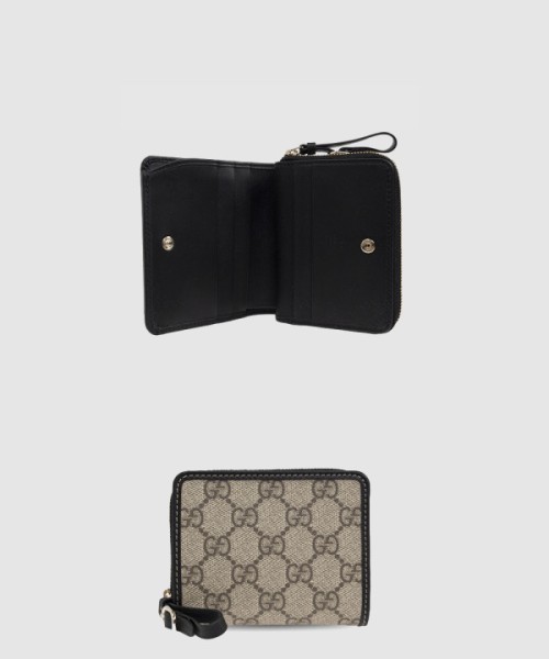 구찌 GG 엠블럼 지퍼 미니 지갑 819131
