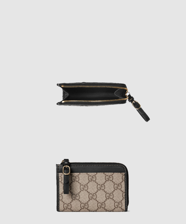 구찌 GG 엠블럼 지퍼 카드 케이스 821804