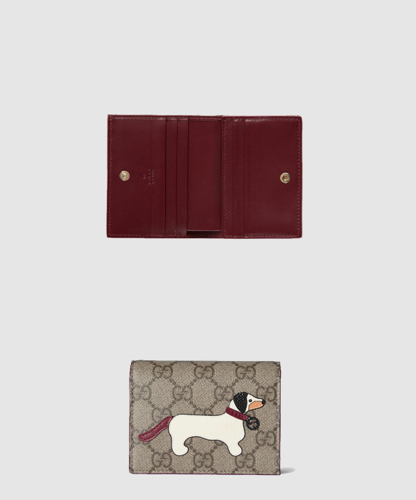 구찌 부엉이 디테일의 GG 미니 지갑 818767