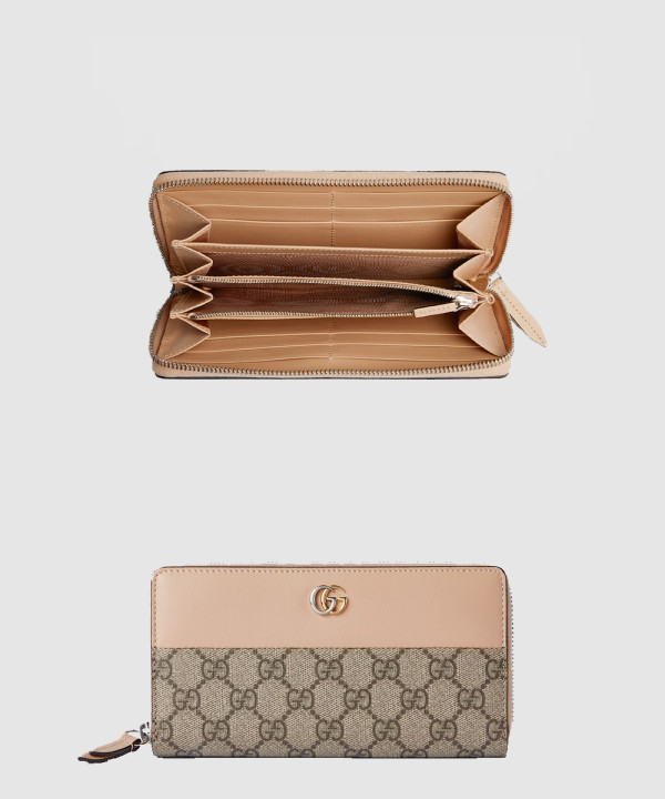 구찌 GG 마몬트 집업 지갑 슈프림 790057