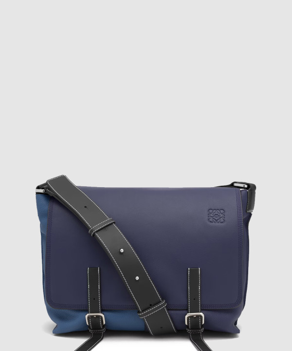 로에베 퍼즐 밀리터리 메신저 백 - 소프트 그레인 카프스킨