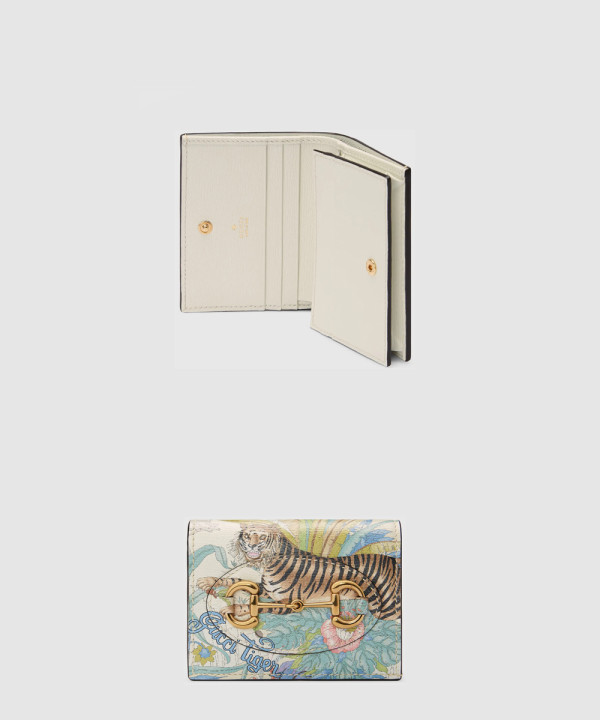 구찌 홀스빗 1955 타이거 카드지갑 621887
