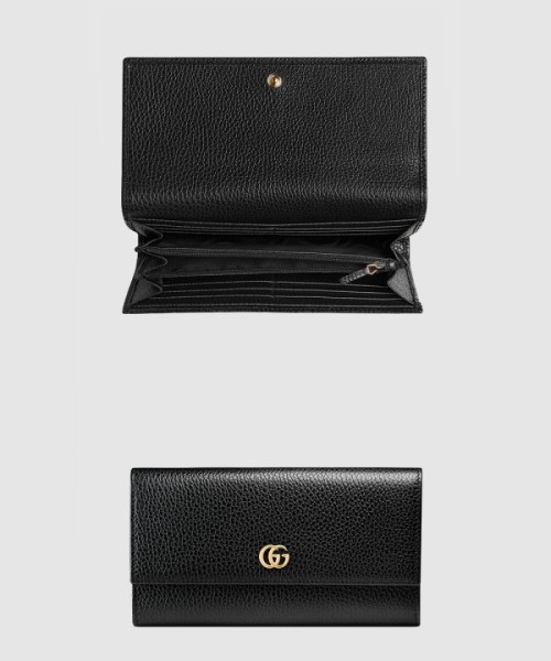 구찌 GG 마몽 레더 장지갑 456116