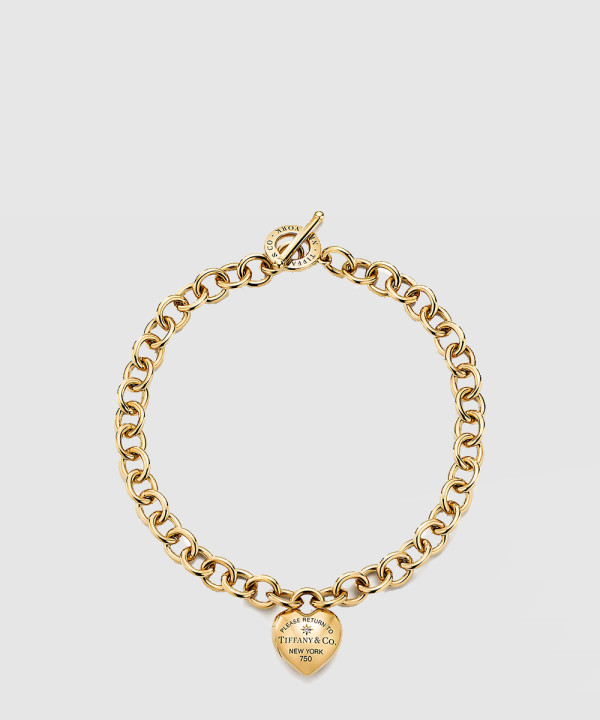 풀하트 핀 목걸이