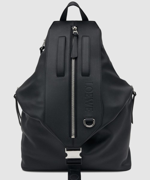 로에베 스몰 컨버터블 백팩 - 나일론 & 카프스킨