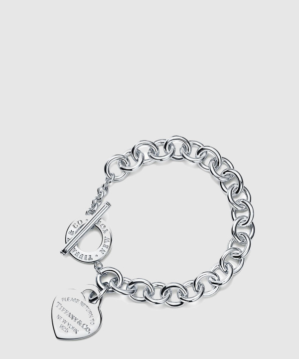 티파니앤코 하트 태그 토글 브레이슬릿