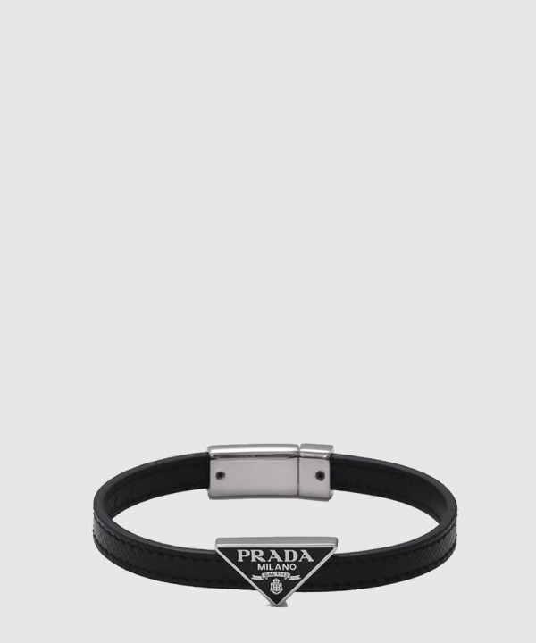 프라다 사피아노 가죽 브레이슬릿 2IB289