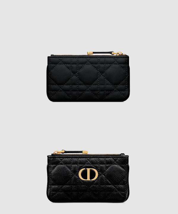 디올 Dior Caro Myrte 지퍼 열쇠 케이스 S5158