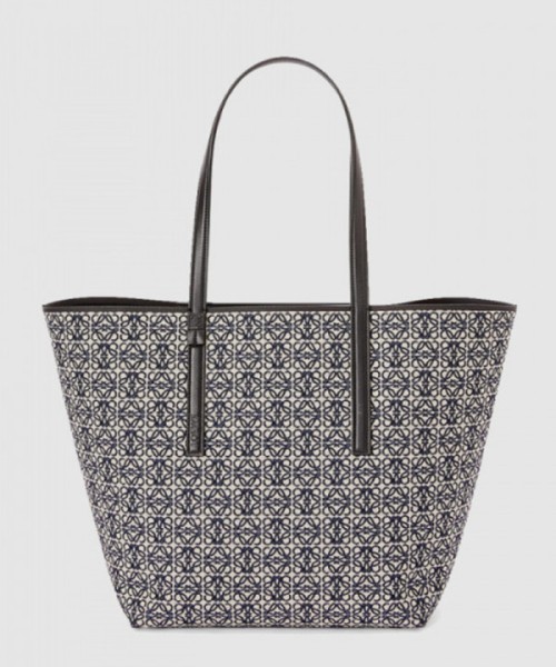 로에베 T 토트백 - 카프스킨 & 애너그램 자카드