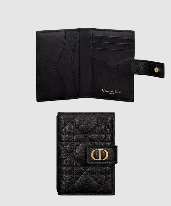 디올 Dior Caro Dandelion 카드 지갑 S5157