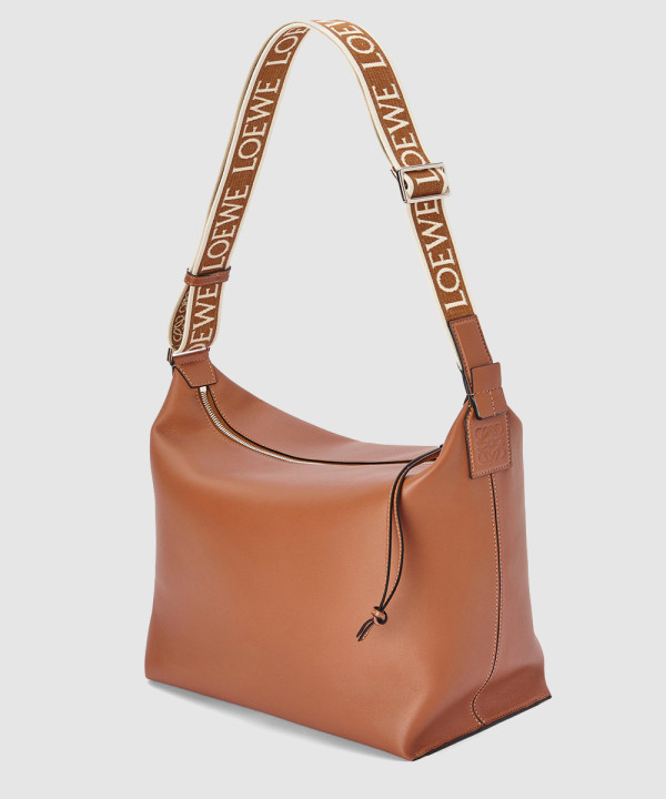 로에베 큐비 크로스 백 - 유연한 스무스 카프스킨 & 자카드