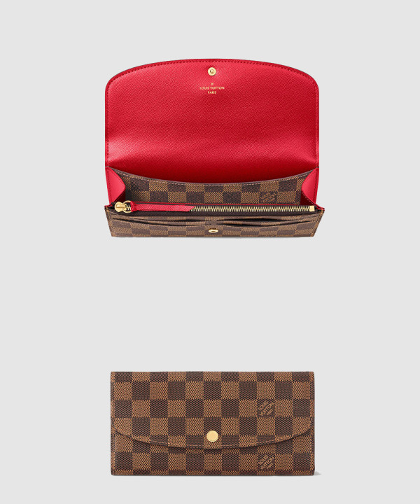 루이비통 에밀리 월릿 다미에 에벤 장지갑 N63544