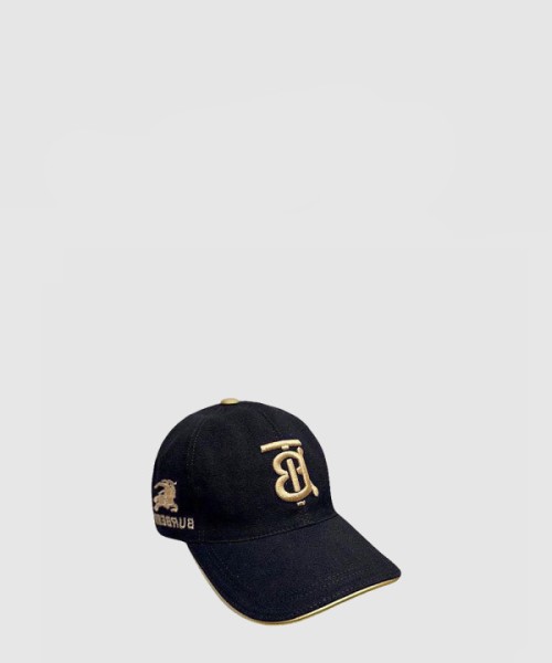 버버리 자수 로고 베이스볼 캡 43753233