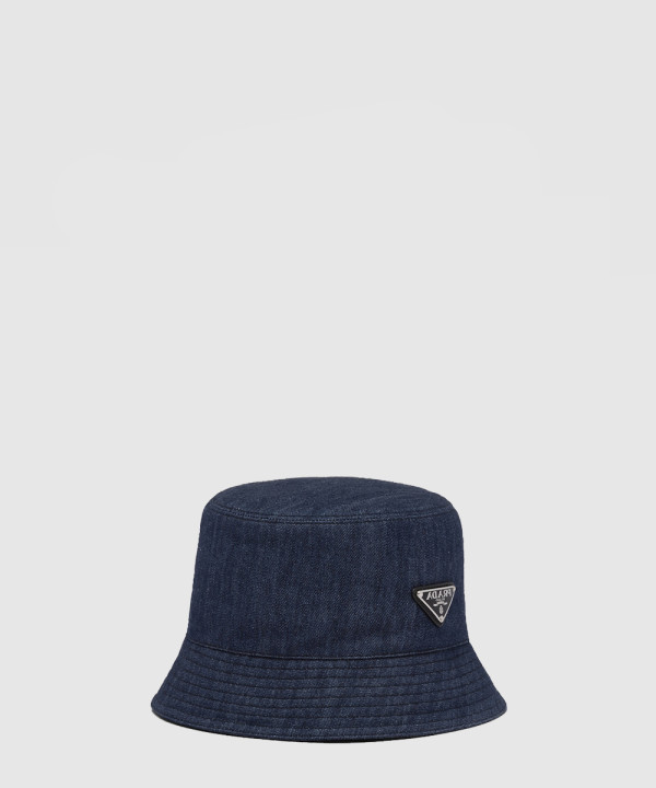 프라다 데님 버킷햇 1HC137