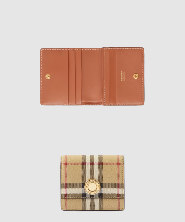 버버리 스몰 체크 반지갑 80704171