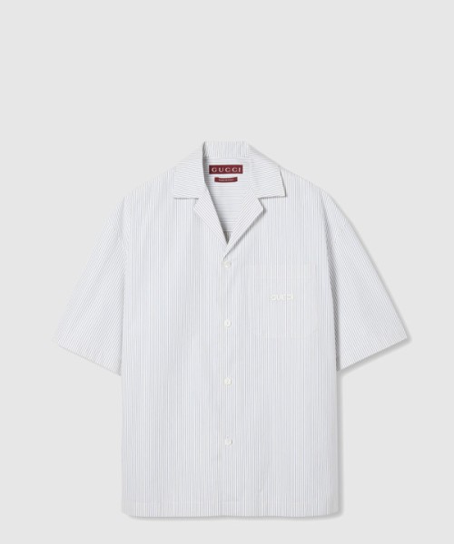 구찌 코튼 포플린 셔츠