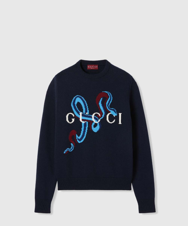 구찌 크루넥 스웨터
