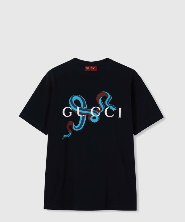 구찌 로고 프린트 반팔