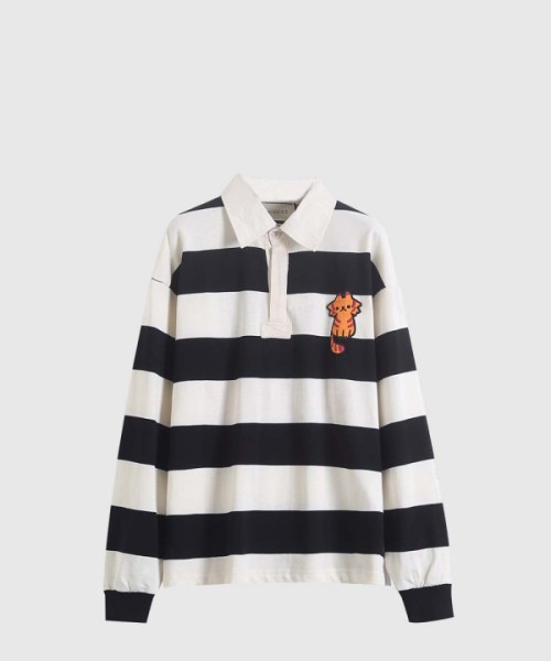 구찌 스트라이프 폴로 티셔츠