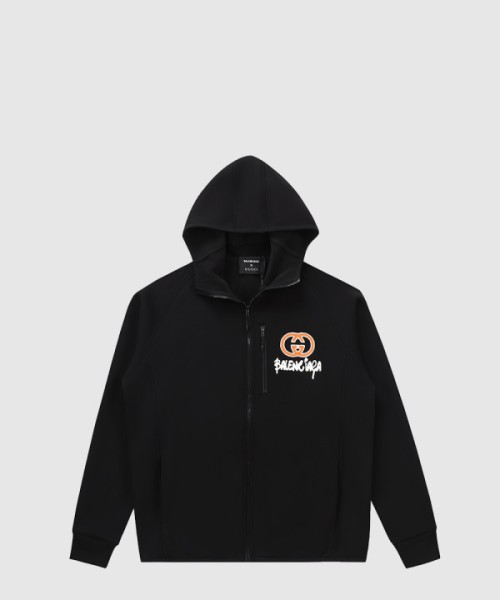 구찌 집업 후드 레귤러 핏