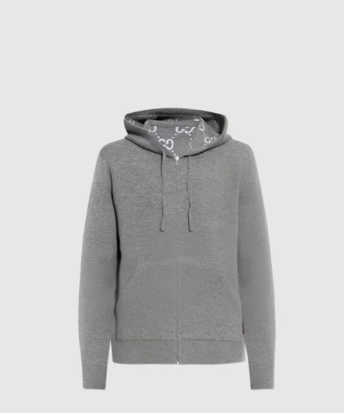 구찌 후드 가디건