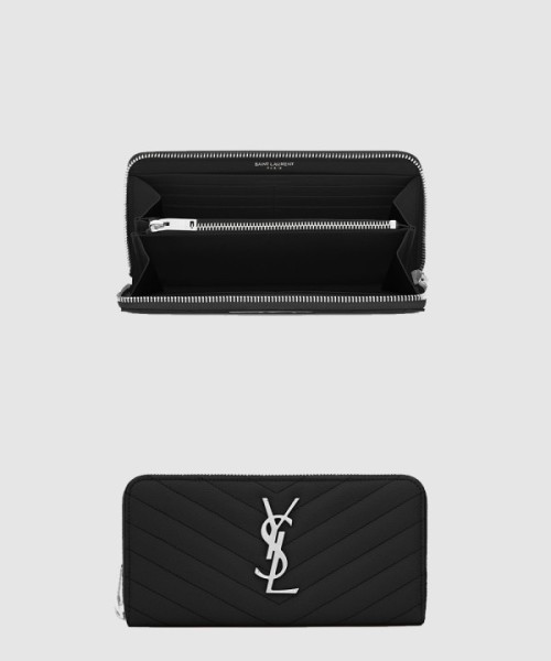 생로랑 모노그램 지퍼월렛 358094