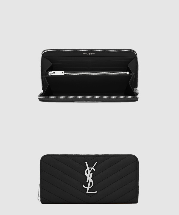 생로랑 모노그램 지퍼월렛 358094