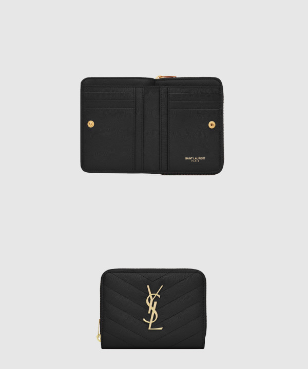 생로랑 모노그램 컴팩트 반지갑 403723