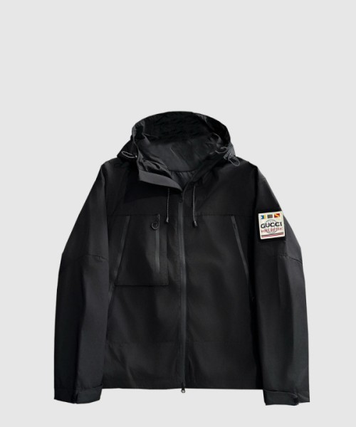 구찌 로고 집업 자켓