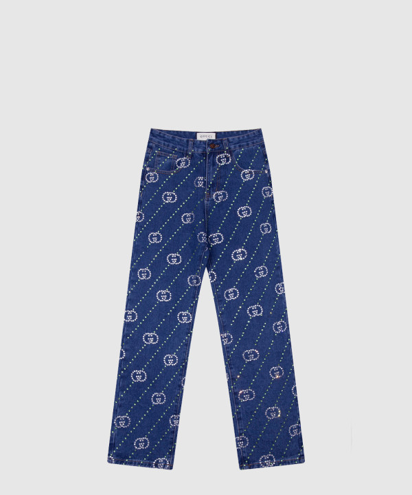 구찌 데님 팬츠