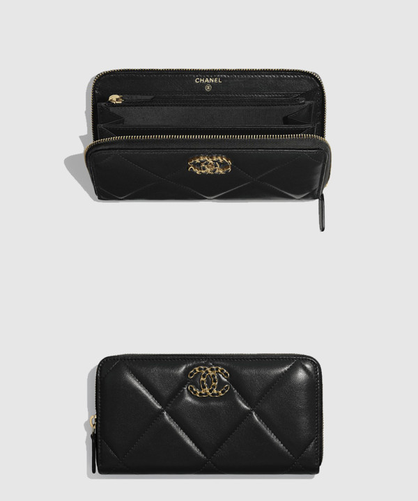 샤넬19 지퍼월렛 AP0946