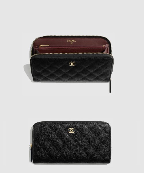 샤넬클래식 지퍼월렛 AP0242