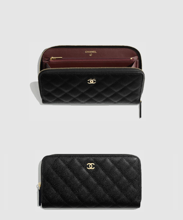 샤넬클래식 지퍼월렛 AP0242